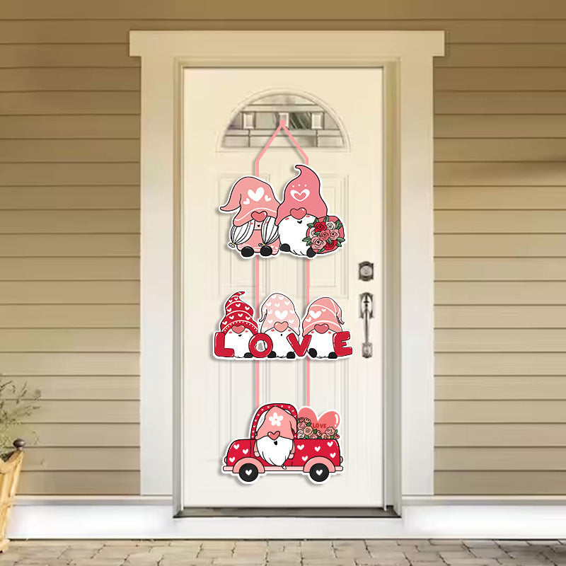Wholesale Valentine's Day Decoration Door Hanging Love Party Hanging Decoration